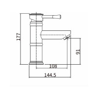 Смеситель для умывальника FASHUN A51008