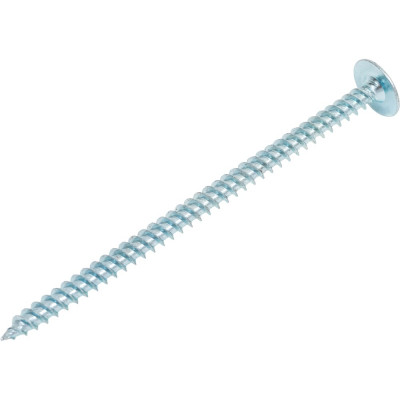 Саморез по металлу Саморезик 4,2х75 полусфера, с пресс-шайбой, оцинк., острый 200 шт DGVo-4,2/75-200