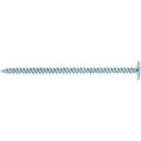 Саморез по металлу Саморезик 4,2х75 полусфера, с пресс-шайбой, оцинк., острый 200 шт DGVo-4,2/75-200