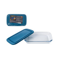 Форма для запекания Mallony BELLISSIMO 2.2 л, с пластиковой крышкой, из боросиликатного стекла 103629