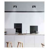 Встраиваемый потолочный светильник RITTER Artin 87x87x38, монтажное отверстие 75x75 GU5.3 алюминий, черный 51434 3