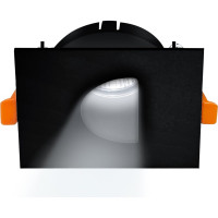 Встраиваемый потолочный светильник RITTER Artin 87x87x38, монтажное отверстие 75x75 GU5.3 алюминий, черный 51434 3