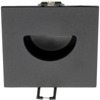 Встраиваемый потолочный светильник RITTER Artin 87x87x38, монтажное отверстие 75x75 GU5.3 алюминий, черный 51434 3