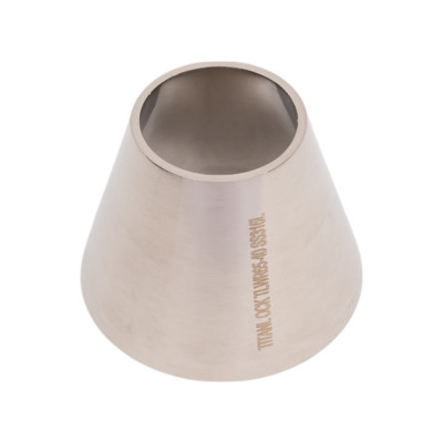 Концентрический приварной переходник TITAN LOCK DN 65 x DN 40, нержавеющая сталь 316 TLWR65-40SS