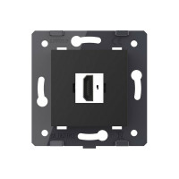 Розетка LIVOLO HDMI 1 пост цвет черный (механизм) VL-FCHD-2BP
