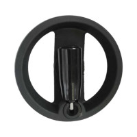 Пластиковый маховик UnitMC со складной ручкой 100х12 100302 12x100