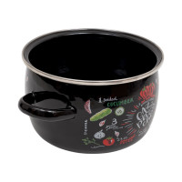 Сферическая эмалированная кастрюля appetite Gazpacho 2 л 1RC161M Gazpacho