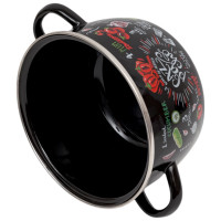 Сферическая эмалированная кастрюля appetite Gazpacho 2 л 1RC161M Gazpacho