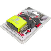 Навесной замок БУЛАТ ВС 3-С65 ПЛ, закаленная сталь, 5 ключей, d=12 мм 14032