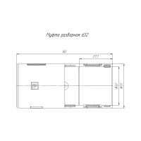 Атмосферостойкая разборная муфта Промрукав d32 мм серая 5шт PR13.0432