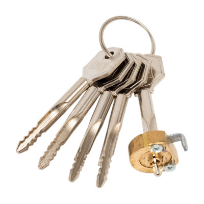 Цилиндровый механизм KALE KILIT 164/FB мм, для замков с крест. ключами, 5 кл. 1026