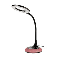Светодиодный настольный светильник General Lighting Systems 8Вт, 530лм, 2800-6500К, белый свет, RGB-подсветка, сенсорный, черный GLTL-024-B 800150