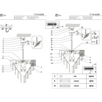 Люстра De City Бриз 8-60W E27 220 V 111014008