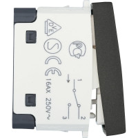 1-клавишный переключатель LK Studio с двух мест 45x45 (сх.6) 16 A. 250 B, черный бархат, LK45 850808-1