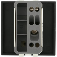 1-клавишный переключатель LK Studio с двух мест 45x45 (сх.6) 16 A. 250 B, черный бархат, LK45 850808-1