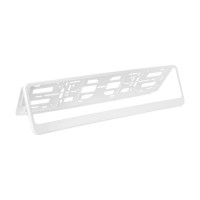 Рамка под номерной знак STVOL Белая, с планкой SNF04_2