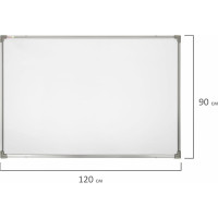 Магнитно-маркерная доска Staff 90x120 см, металлическая рамка, ECO 238138