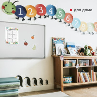 Магнитно-маркерная доска Staff 90x120 см, металлическая рамка, ECO 238138