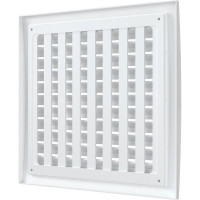 Решетка 2525РРПН наружная ASA вентиляционная регулируемая (250x250 мм; белая) ERA 87-645