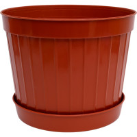 Кашпо Ангора КЛАССИК №11 19 л, с поддоном, терракотовое А5111тр