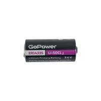 Батарейка GoPower 14335 2/3AA PC1 Li-SOCl2 3.6V 00-00015331