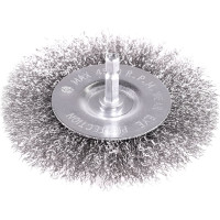 Щетка круглая 100 мм. НЕХ для дрели Patriot 813010025