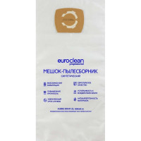 Фильтр-мешки универсальные 5 шт. для профессиональных пылесосов до 20 л EURO Clean EUR-20L/5