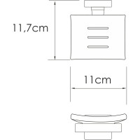 Мыльница WasserKraft Рин (Rhin) K-8729