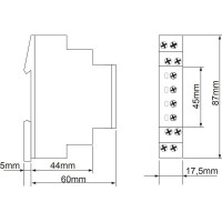 Реле контроля фаз TELE E1PF480Y/277VSY10 1340305