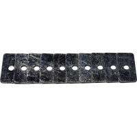Прямоугольная нержавеющая шайба КХЭМ DIN 35, 35x20x1,5 мм, AISI 430, 10 шт. ШП КХЭМ-DIN35 35x20x1,5мм