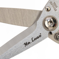 Универсальные ножницы Mr.Logo нержавеющая сталь, длина лезвий 85 мм, мягкая рукоятка 2610