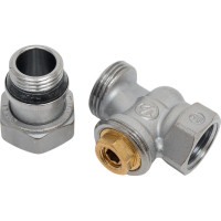 Комплект для подключения радиаторов Giacomini R470F, прямой, DN-15, 1/2, 1/2, ВН R470FX013