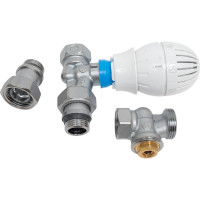 Комплект для подключения радиаторов Giacomini R470F, прямой, DN-15, 1/2, 1/2, ВН R470FX013