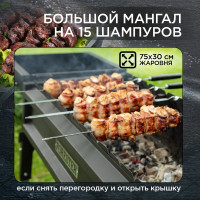 Термо-гриль с крышкой и столом Forester BQ-703