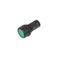 Кнопка управления SB7-CW3361 TDM ELECTRIC с возвратом 1НО d22 мм 220 В LED зеленая IP54 SQ0746-0025