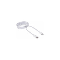 Кабель SONNEN USB Type-C-Lightning с поддержкой быстрой зарядки для iPhone, белый, 1м, медный 513612