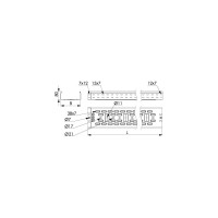 Перфорированный лоток DKC 80x80 L2000 35311