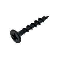 Усиленный саморез по дереву КРЕП-КОМП черный, 3,5x25 KENNER, 1,5 кг чд25тф