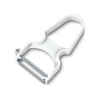 Овощечистка VICTORINOX RAPID, серрейторное лезвие из нержавеющей стали, белая 6.0933