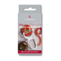 Овощечистка VICTORINOX RAPID, серрейторное лезвие из нержавеющей стали, белая 6.0933