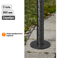 Декоративная накладка на опору TDM ELECTRIC d-60 мм, цвет серебро металлик SQ0330-0421
