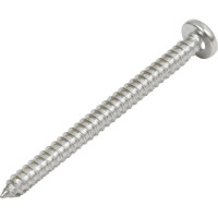 Саморез с полукруглой головкой КРЕП-КОМП нержавейка А2, DIN 7981, 4,2x50, 200 шт. шпн4250