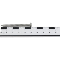 Саморез с полукруглой головкой КРЕП-КОМП нержавейка А2, DIN 7981, 4,2x50, 200 шт. шпн4250