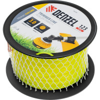 Леска FLEX CORD круглая 3 мм, 123 м, на DIN катушке для триммера Denzel 96282