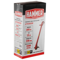 Триммер Hammer ETR300B 300Вт 12500об/мин леска 1,3мм нижний двигатель 14282 641179