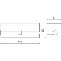 Держатель для туалетной бумаги Savol S-00AK57H 24063