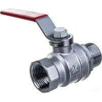 Шаровой кран GEKON с вн./нар. резьбой 3/4", ручка-рычаг GK 554L 34