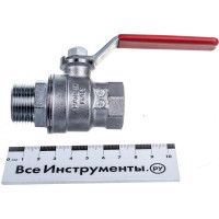 Шаровой кран GEKON с вн./нар. резьбой 3/4", ручка-рычаг GK 554L 34