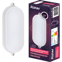 Светодиодный светильник REV Oval IP65, овальный Ш240мм, 12W, 4000К, влагозащита 28921 0