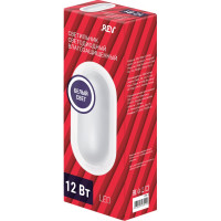 Светодиодный светильник REV Oval IP65, овальный Ш240мм, 12W, 4000К, влагозащита 28921 0